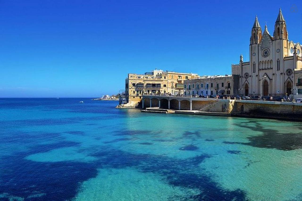 Splendid Seaside Retreat On Spinola Bay Leilighet Saint Julian's Eksteriør bilde