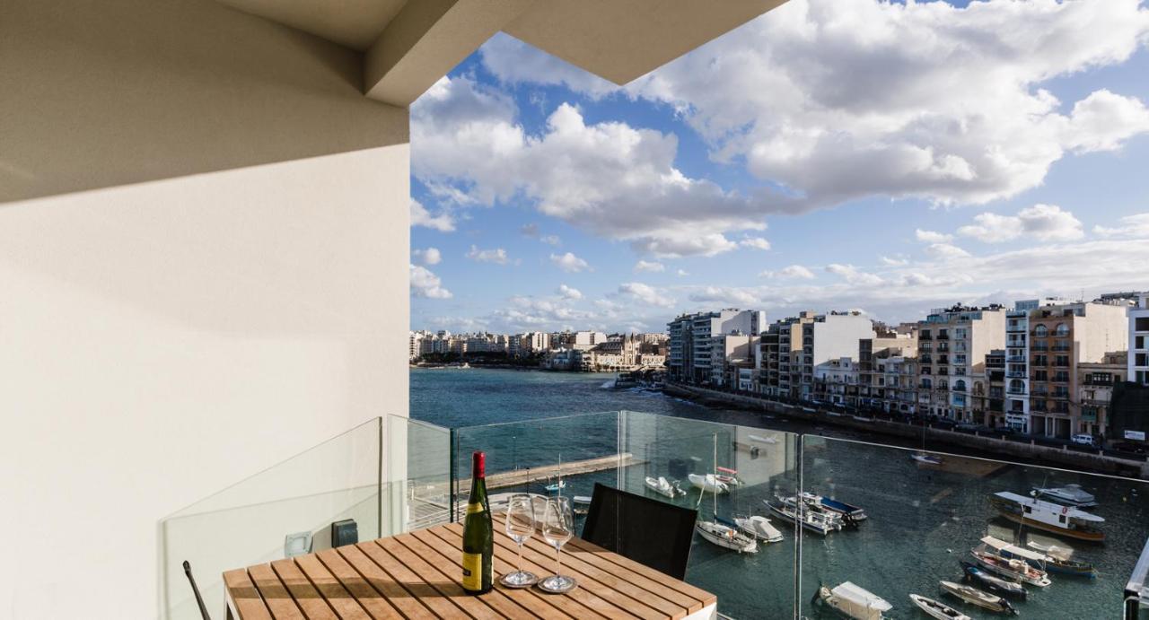 Splendid Seaside Retreat On Spinola Bay Leilighet Saint Julian's Eksteriør bilde
