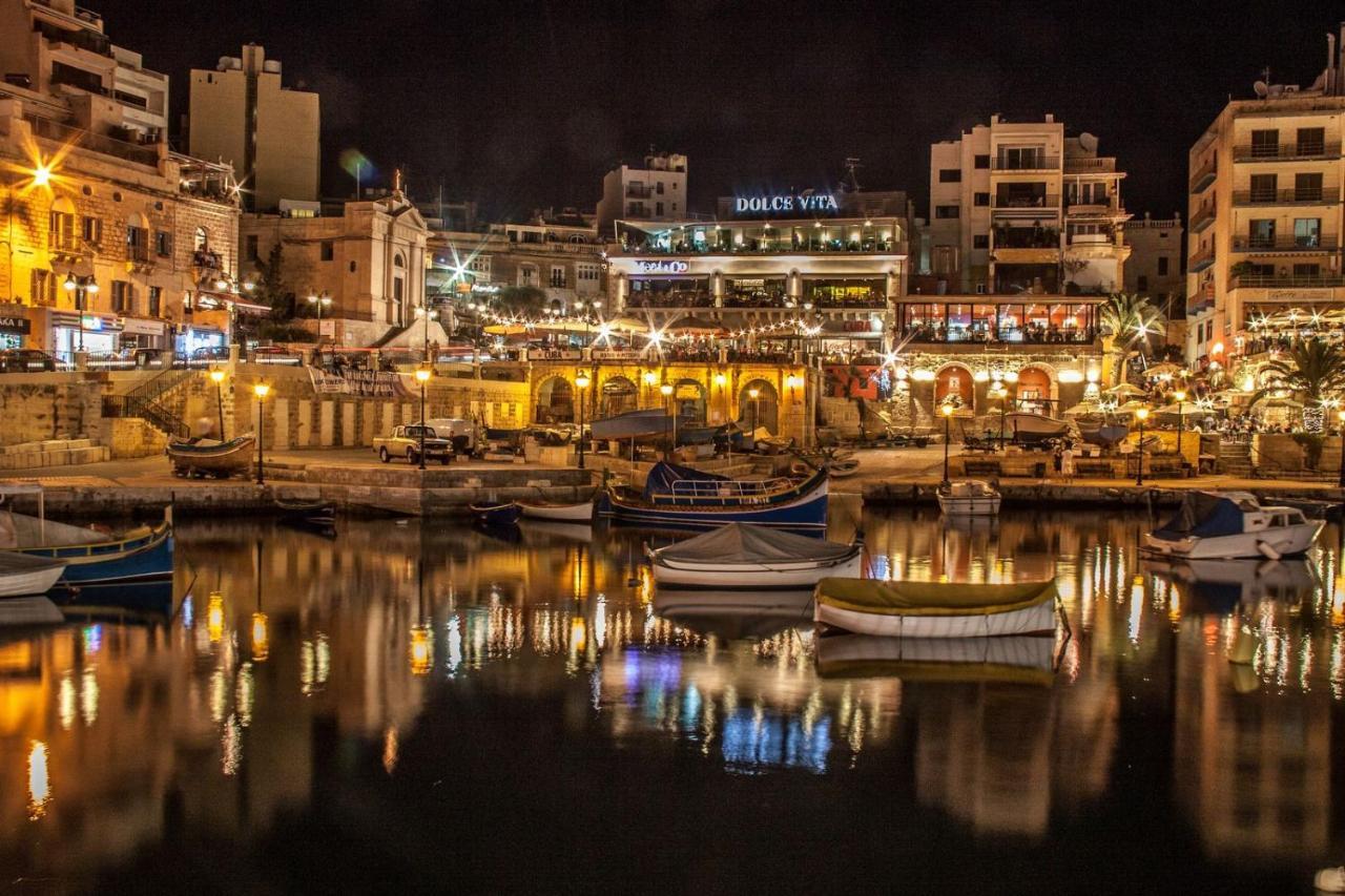 Splendid Seaside Retreat On Spinola Bay Leilighet Saint Julian's Eksteriør bilde