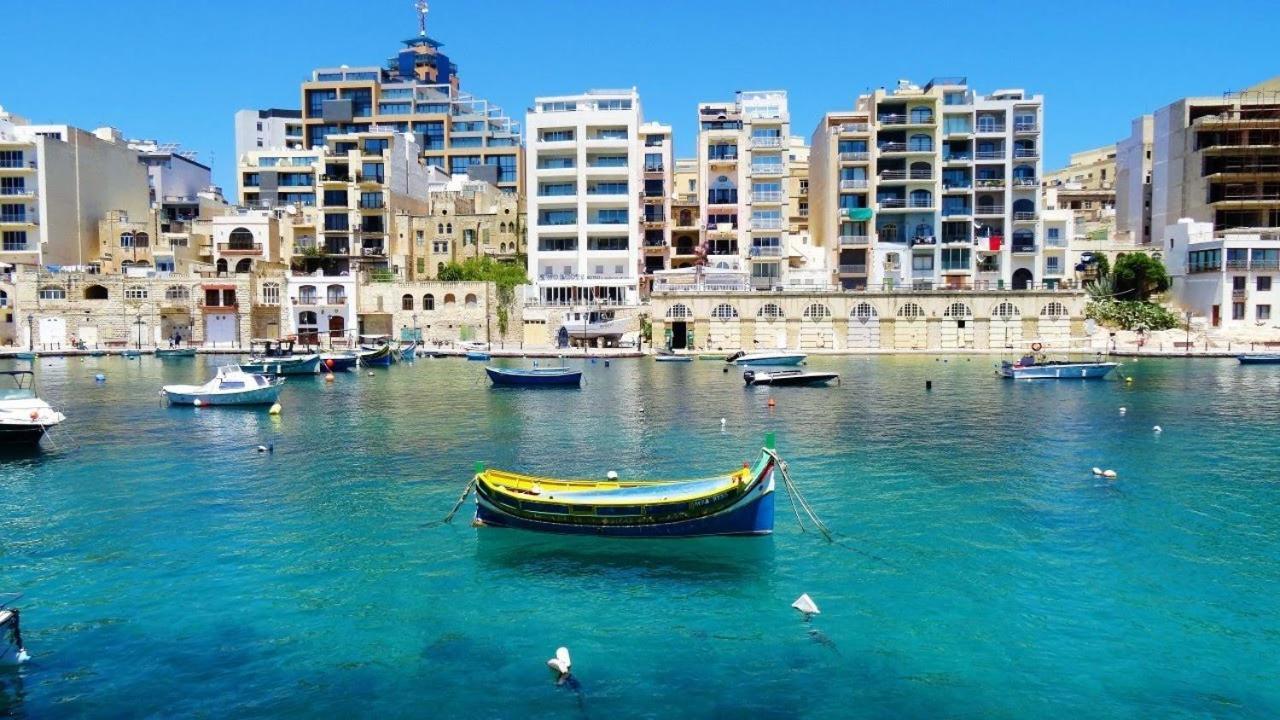Splendid Seaside Retreat On Spinola Bay Leilighet Saint Julian's Eksteriør bilde